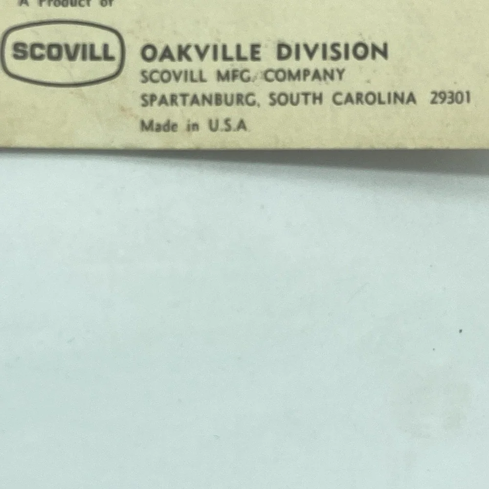 Vintage 1960's Scovill Dritz Sewing Gauge 6